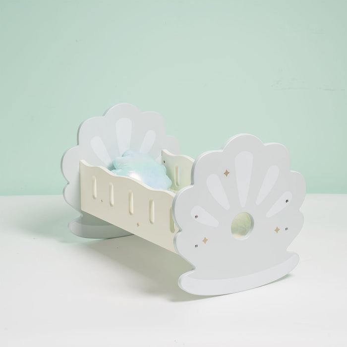 Robud, Wooden Baby Doll Crib, wooden doll furniture, finished display
