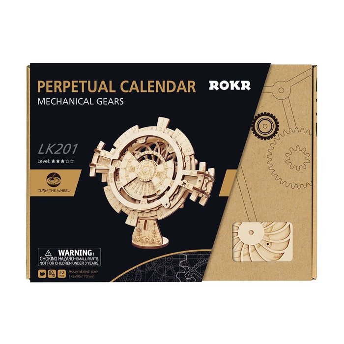 ROKR, Perpetual Calendar, LK201, 3D wooden calendar puzzle, lifestyle setup