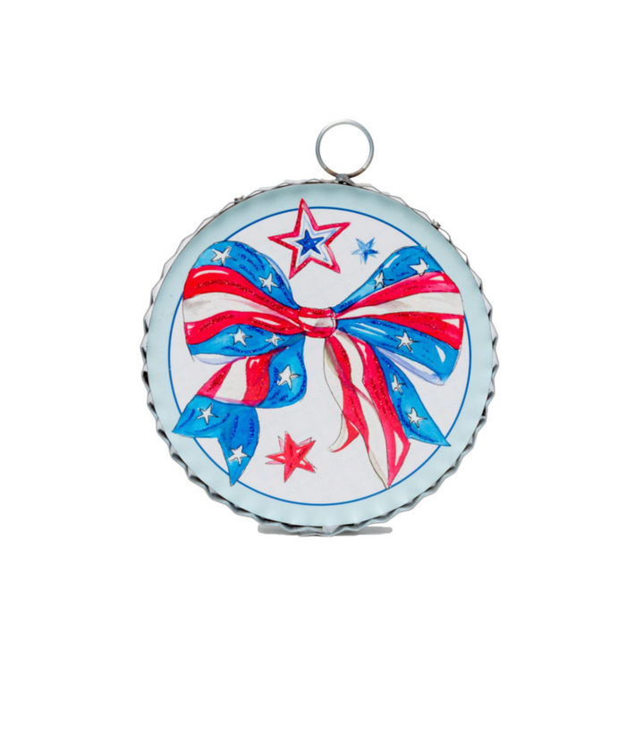 "Round Stars & Stripes" Charm