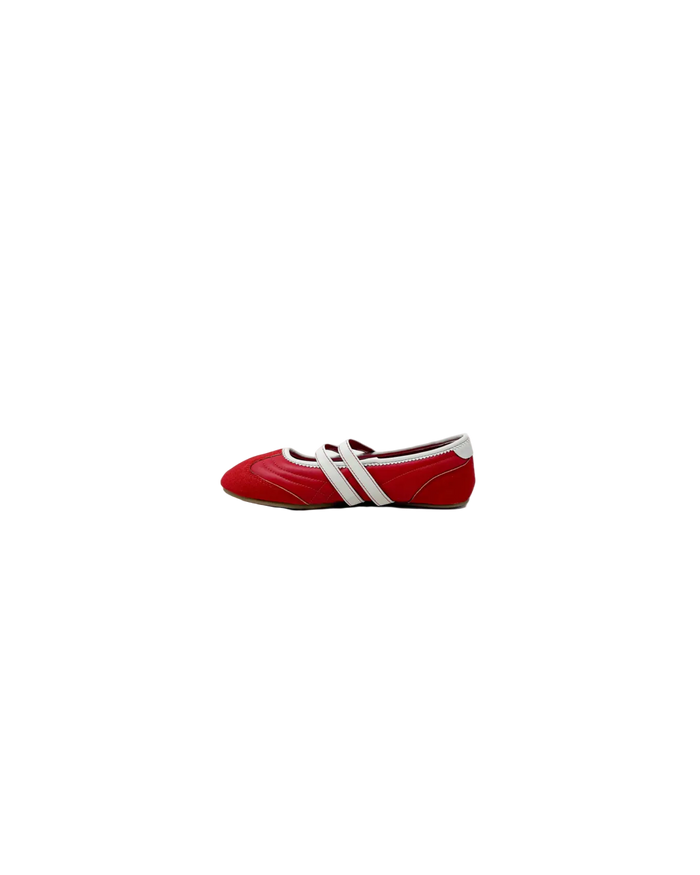 Salome "Sneakerina" Flat in Red