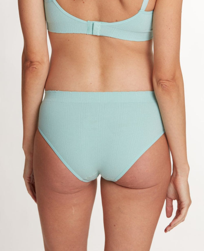 Seamless maternity briefs Zoé aqua