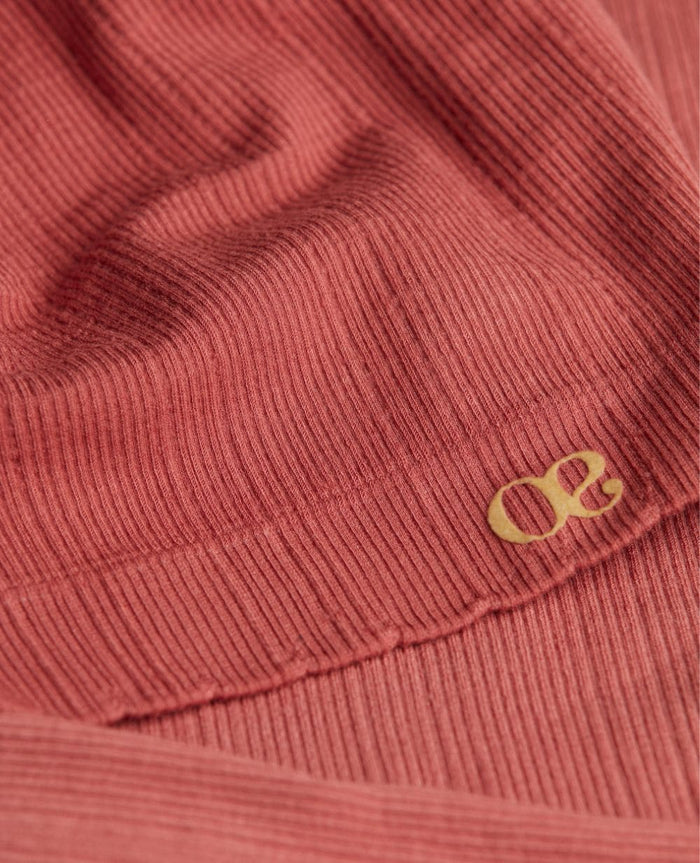 Seamless maternity panty Zoé terracotta