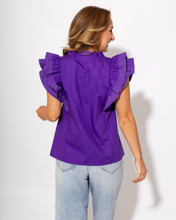 Stitch Detail Game Day Top
