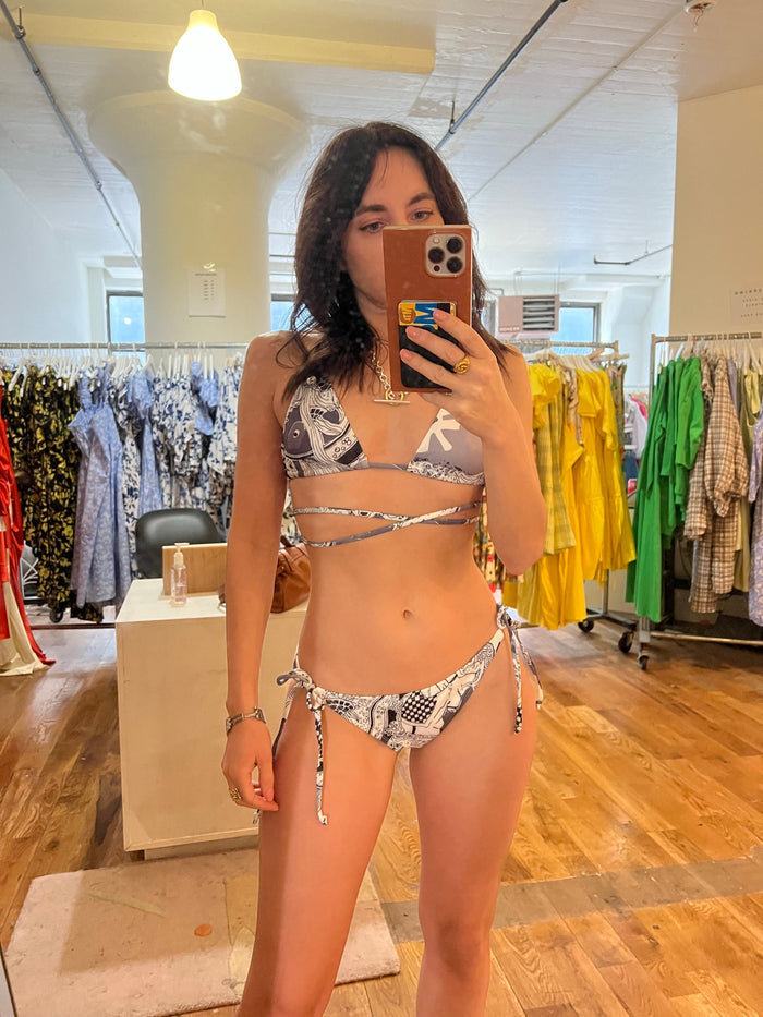 WRAY - String Bikini Bottom - Graphic Parade -