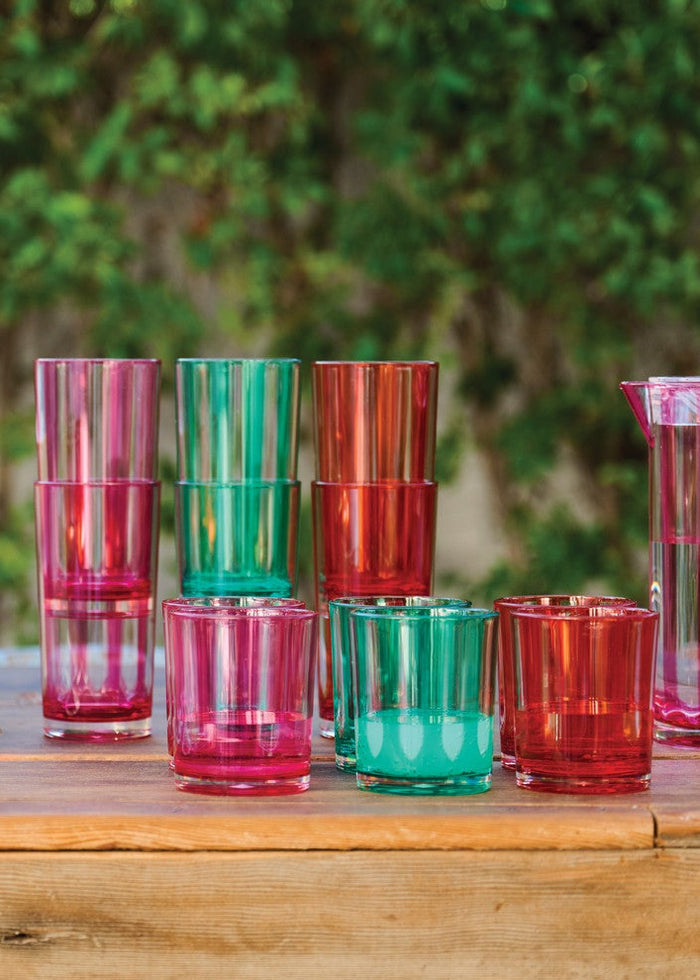 Creative Co. - Stripe Drink Tumbler - Orange -
