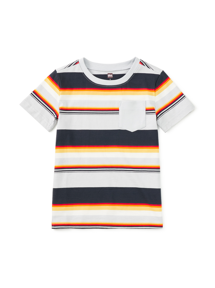 Stripe Pocket Tee