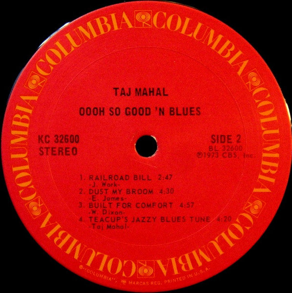Taj Mahal - Oooh So Good 'N Blues (1973 US Press)