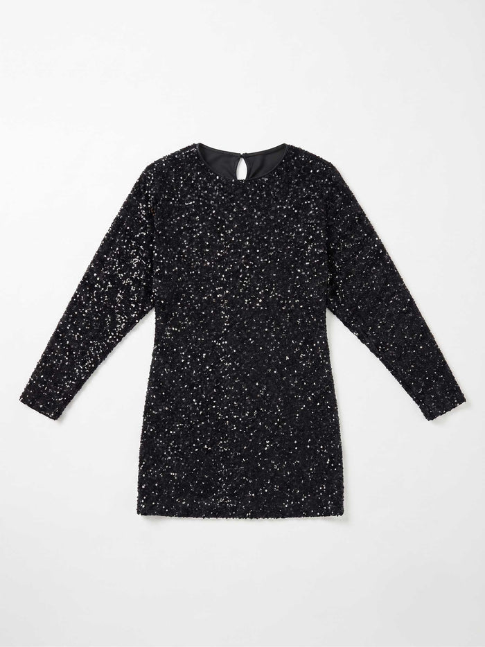 & Other Stories - Tessa Sequin Dress - Black -
