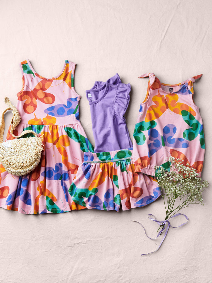 Tie Shoulder Baby Romper