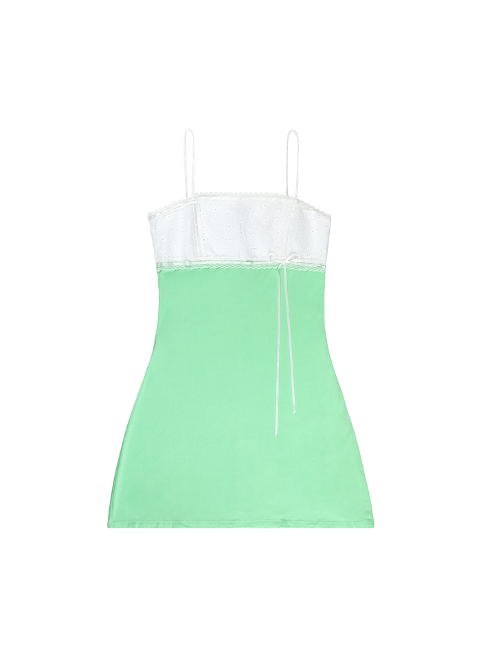 Tyler McGillivary - Victoria Dress - Green/White -