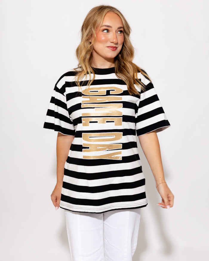 Victory Stripes Game Day Tee