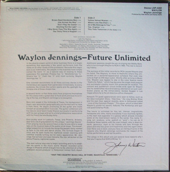 Waylon (US Pressing)
