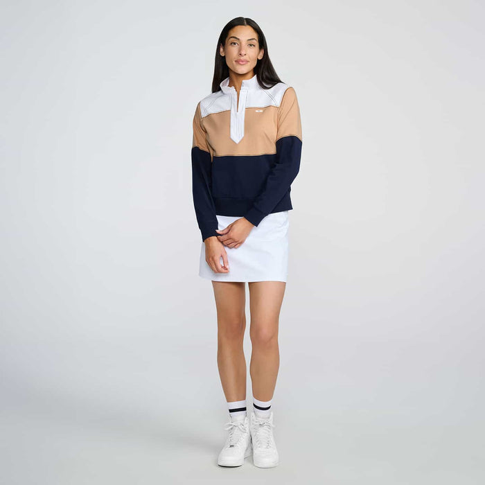 Women's Bon Chic 1/2 Zip Pullover in Multi, front view
