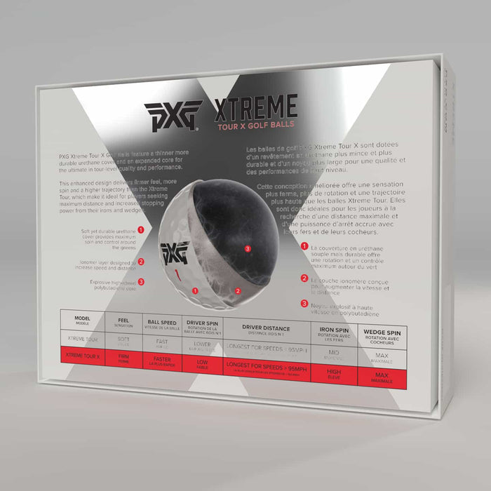 Xtreme Tour X Golf Ball in White, product photo 1