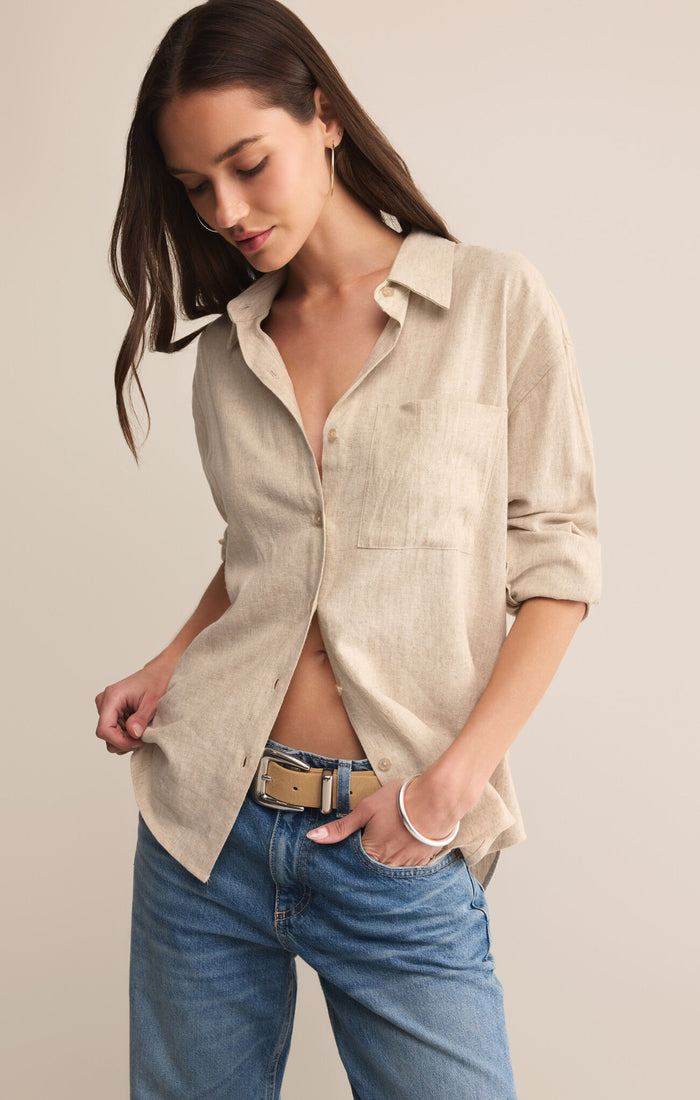 Z Supply Alfie Button Up Shirt