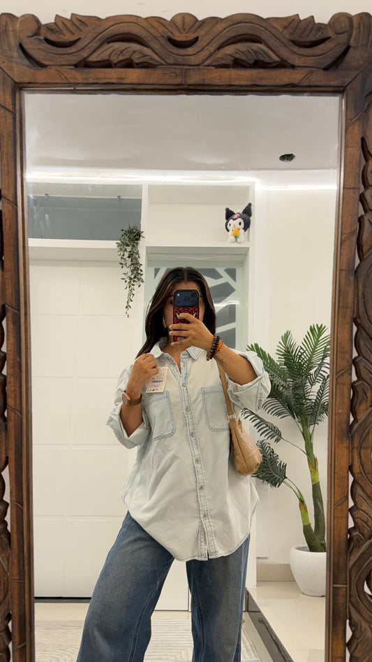 17 denim shirt S