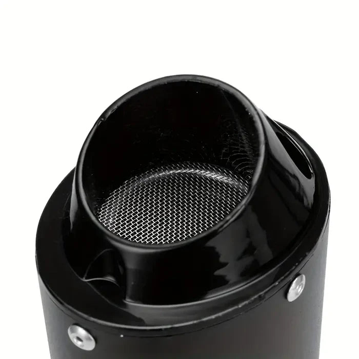28mm Black pit Bike Exhaust Muffler + Clamp