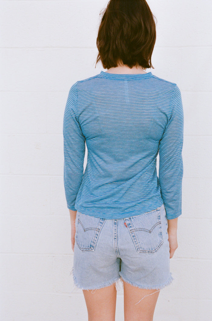Rat Boi - 3/4 Sleeve Top - Raspberry -