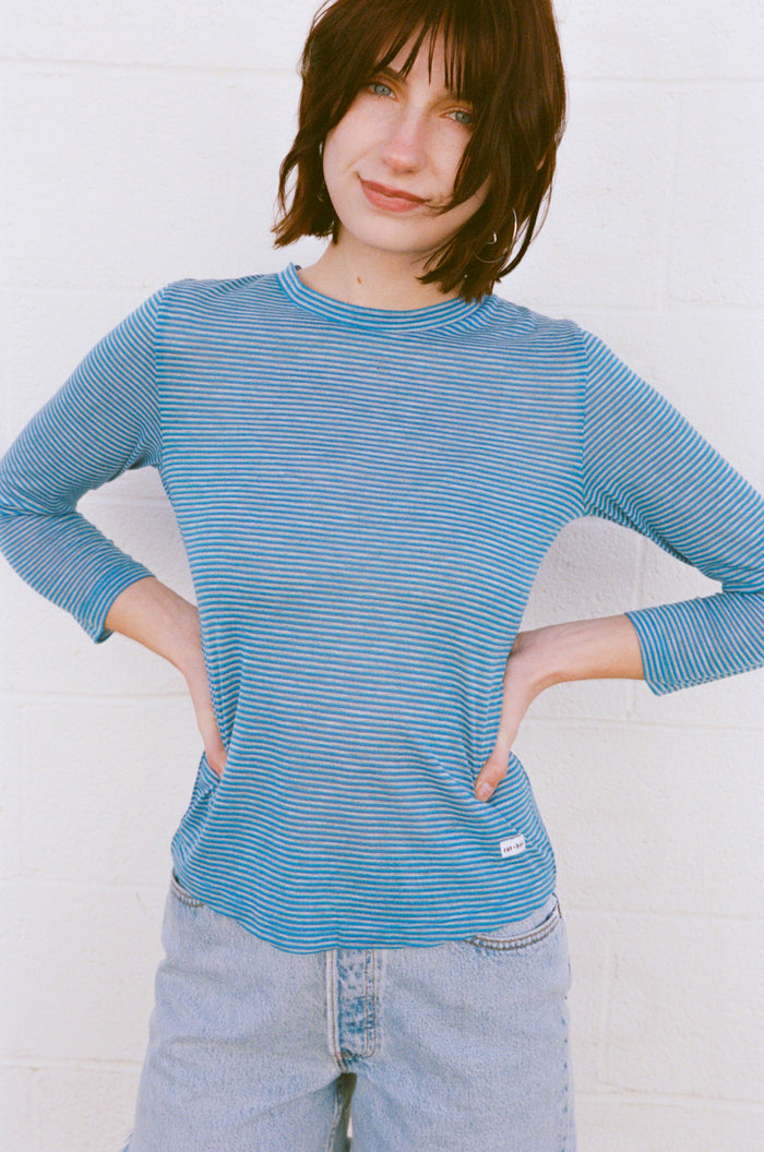 Rat Boi - 3/4 Sleeve Top - Raspberry -