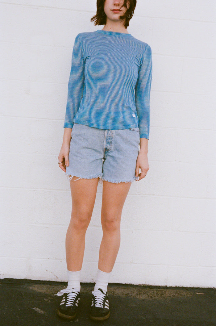 Rat Boi - 3/4 Sleeve Top - Raspberry -