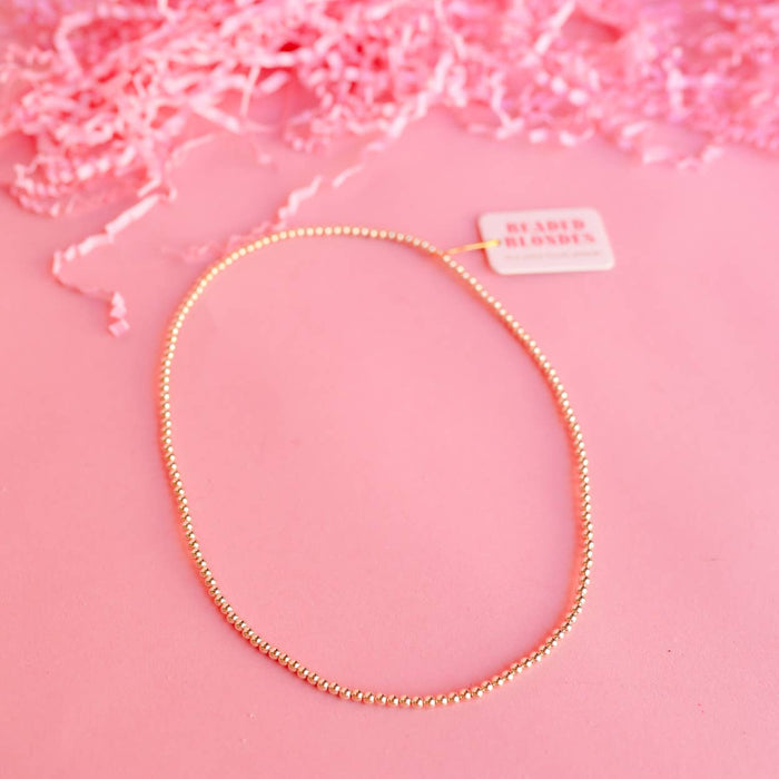 3MM Necklace in Gold