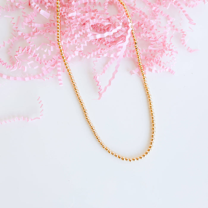 3MM Necklace in Gold