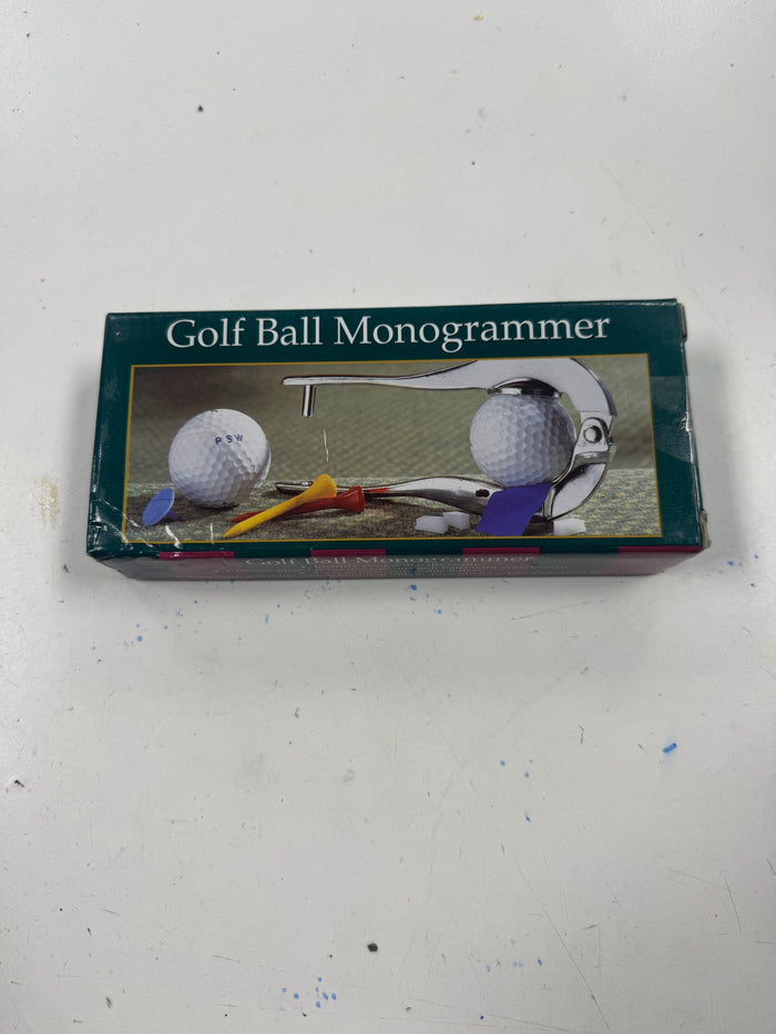 *New* Golf Ball Monogrammer