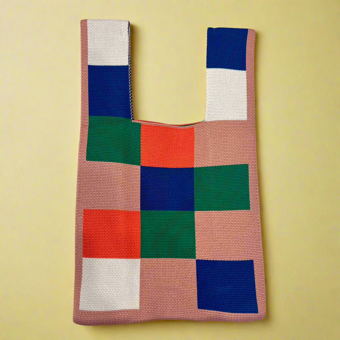 Blue White Green Pink Blocks