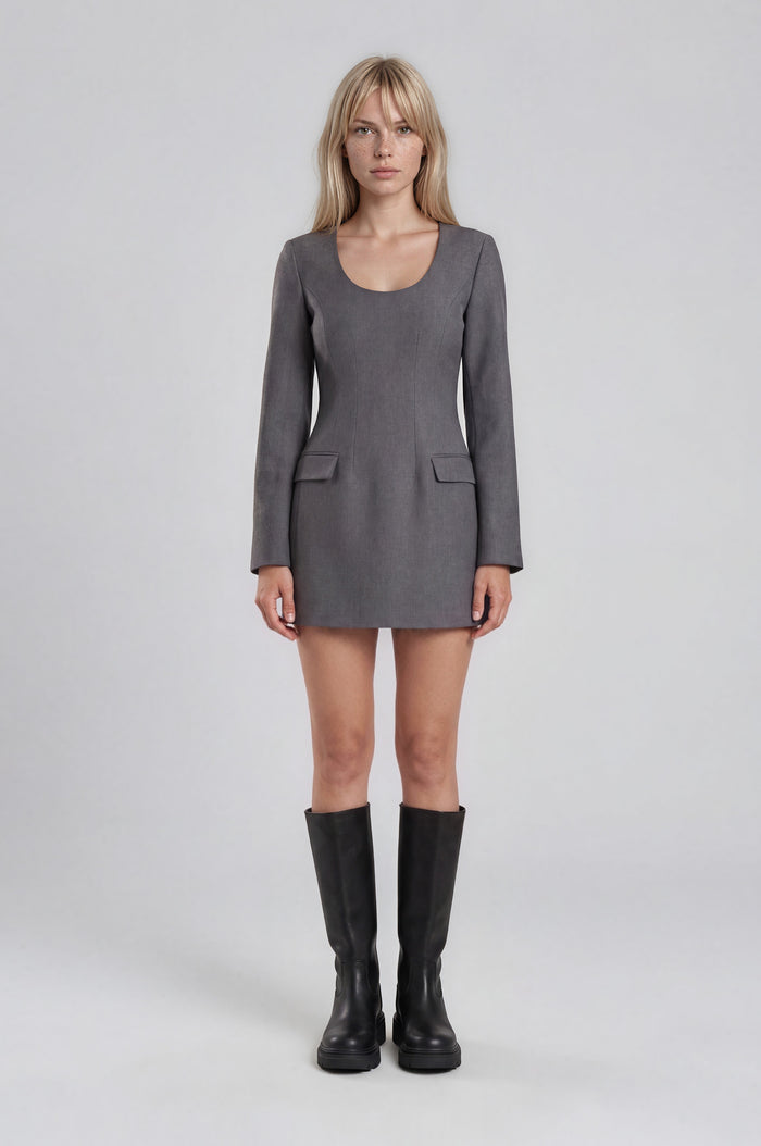 & Other Stories - Addy Dress - Grey -