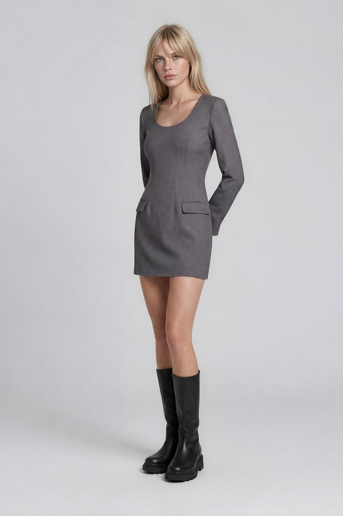 & Other Stories - Addy Dress - Grey -