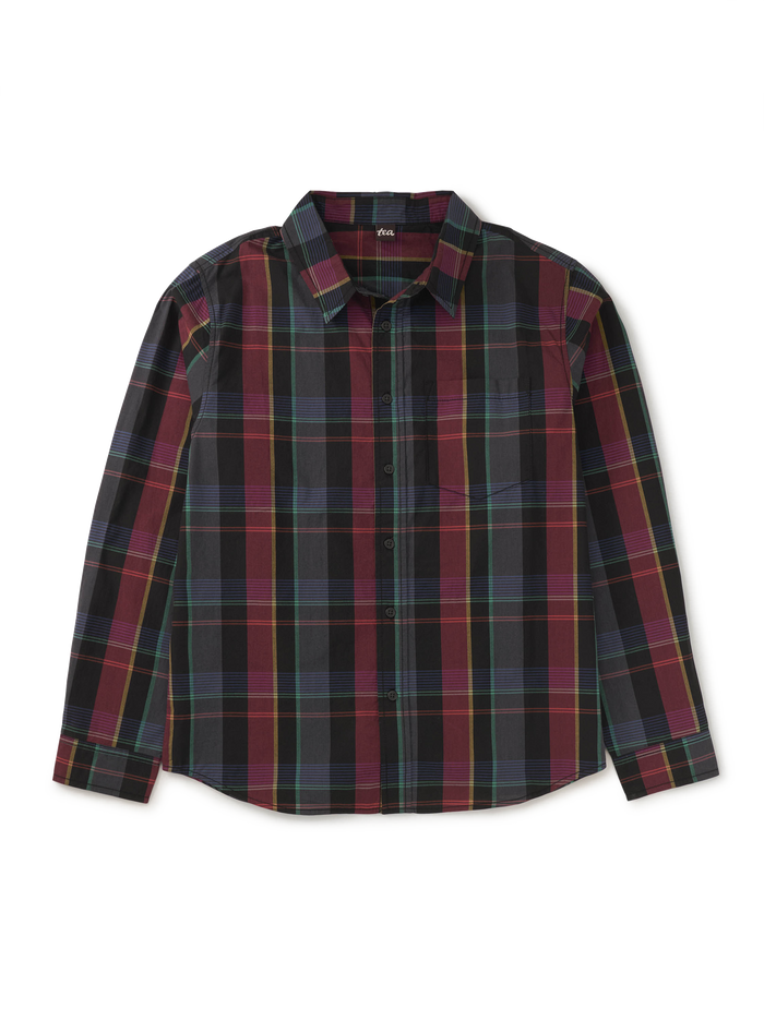 Adult Long Sleeve Button Up