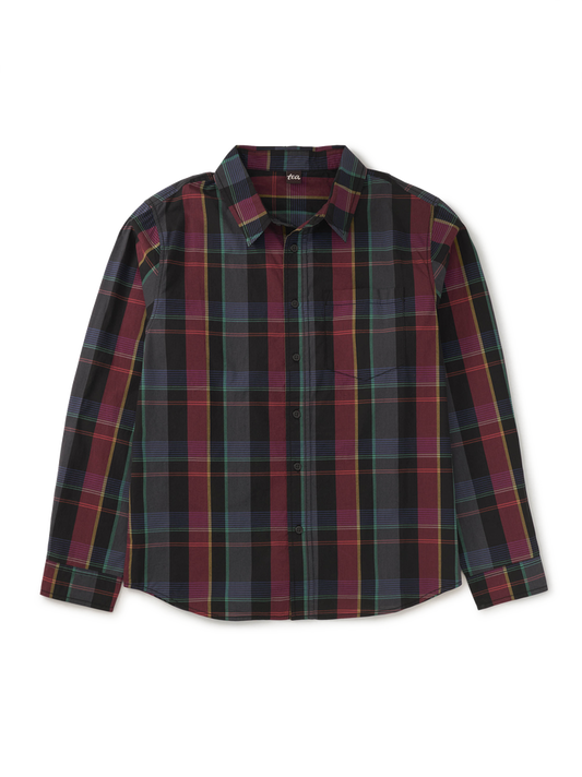 Adult Long Sleeve Button Up