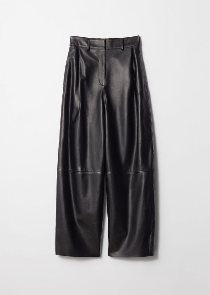 & Other Stories - Alexa Leather Trousers - Black -