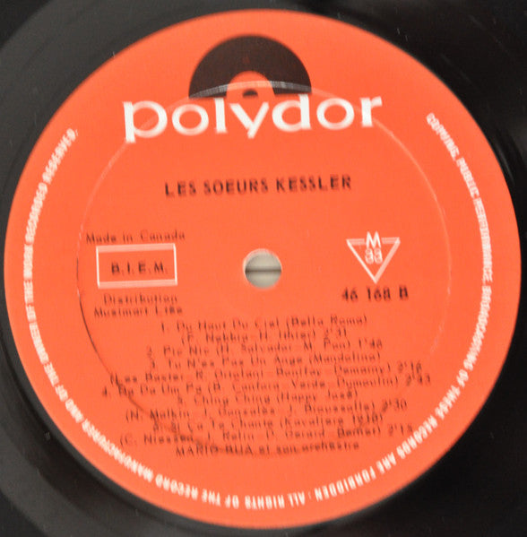 Alice & Ellen Kessler - Les Soeurs Kessler (LP) [Canada] (Very Good Plus (VG+))