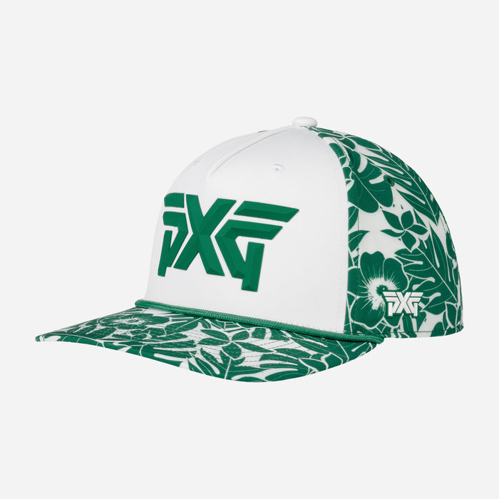 Aloha 2026 5 Panel Curved Bill in White, product photo 1