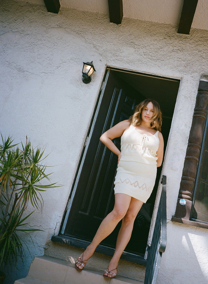 Lisa Says Gah - Amanda Skirt - Ivory -