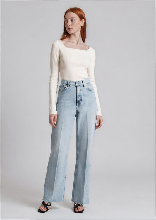 & Other Stories - Amela Sweater - White -