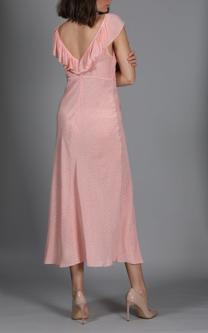 Antoinette ruffled floral-print
