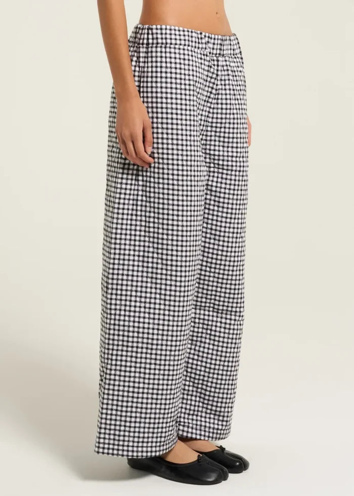Toit Volant - Aretha Quilted Pants - Black/White -