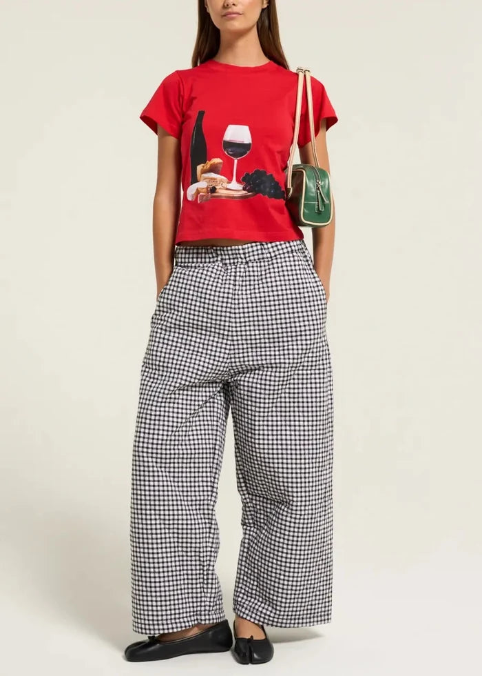 Toit Volant - Aretha Quilted Pants - Black/White -