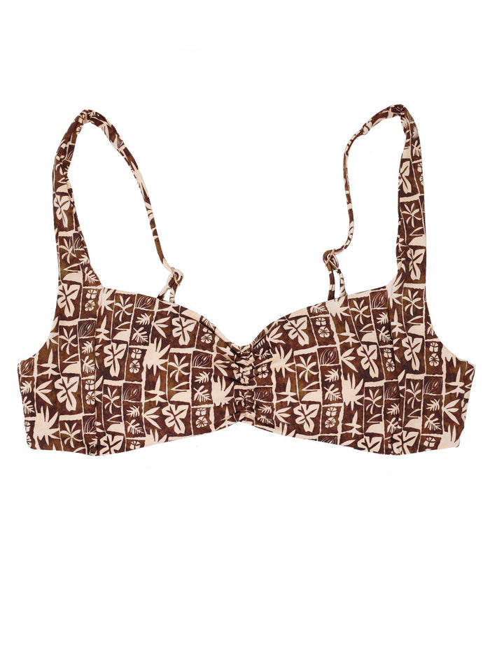 Serei Swim - Ari Top - Brown Tropic -