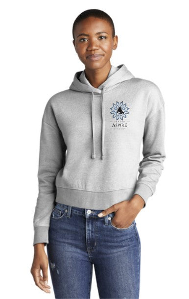 Aspire Academy Women's Crop Fleece Hoodie