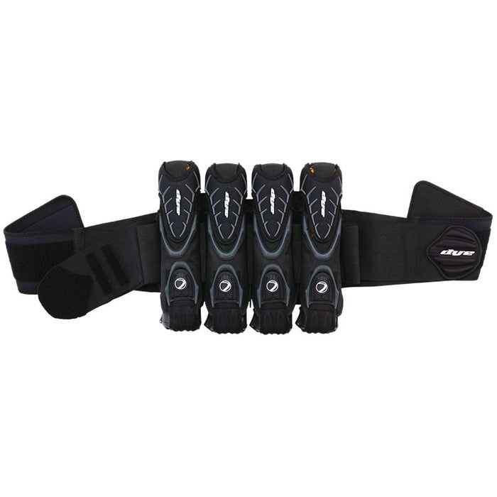 DYE Assault Pack Pro Harness - 4+5 paintball pod harness – angled side view