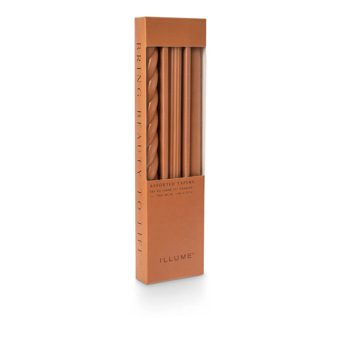 Creative Co. - Assorted Candle Tapers 3-Pack - Sienna -