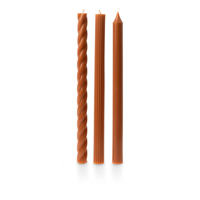 Creative Co. - Assorted Candle Tapers 3-Pack - Sienna -
