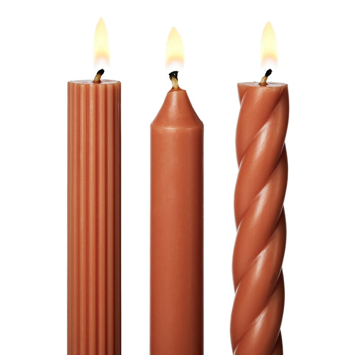 Creative Co. - Assorted Candle Tapers 3-Pack - Sienna -