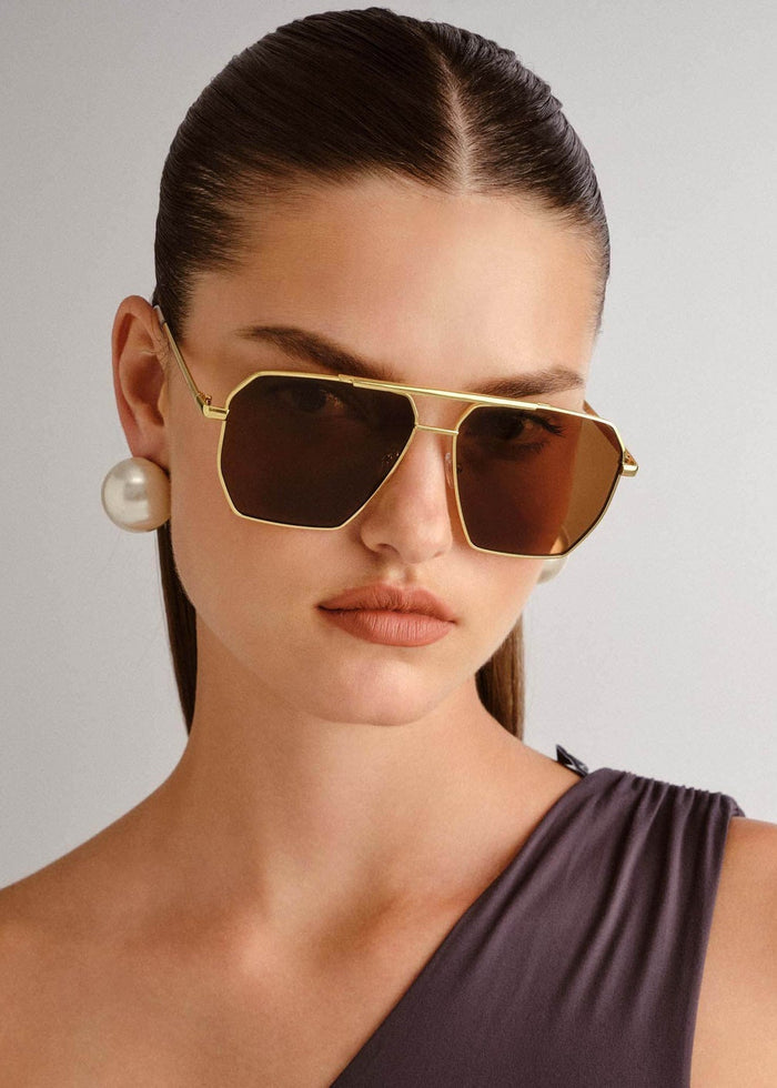 Aire - Asteroid Sunglasses - Bright Gold -