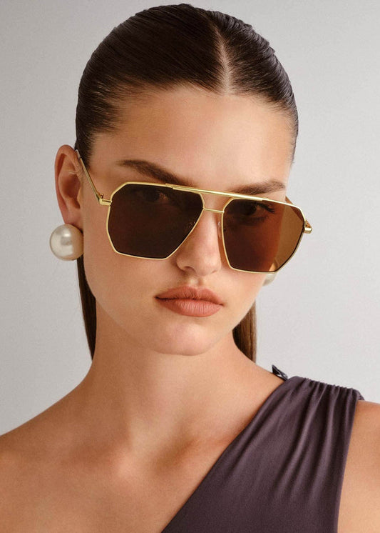 Aire - Asteroid Sunglasses - Bright Gold -