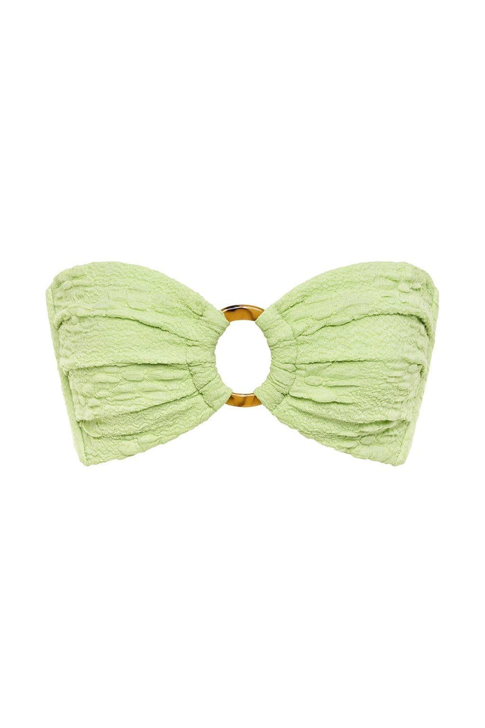 Montce - Avo Floral Tori Ties Bandeau Bikini Top -
