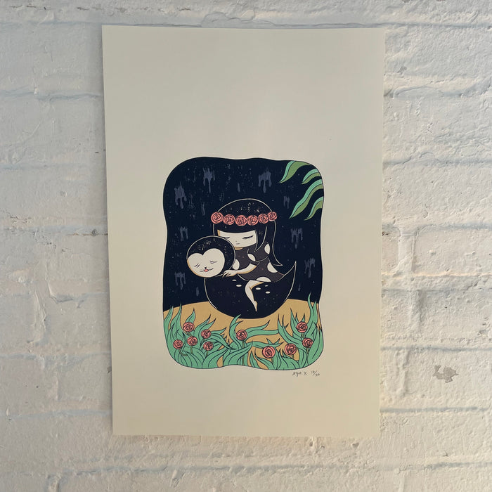 Aya Kakeda: Botanical Girl Prints